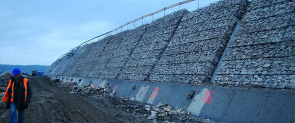 Diaľnica D1 Jánovce – Jablonov II., Z3 – gabionový obklad